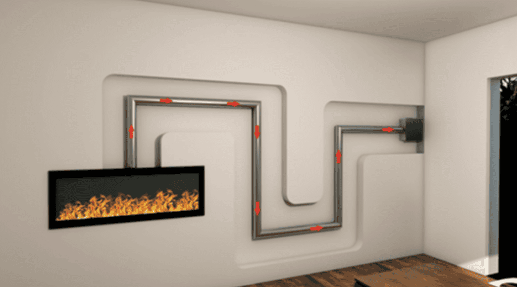 fireplace vent type power vent